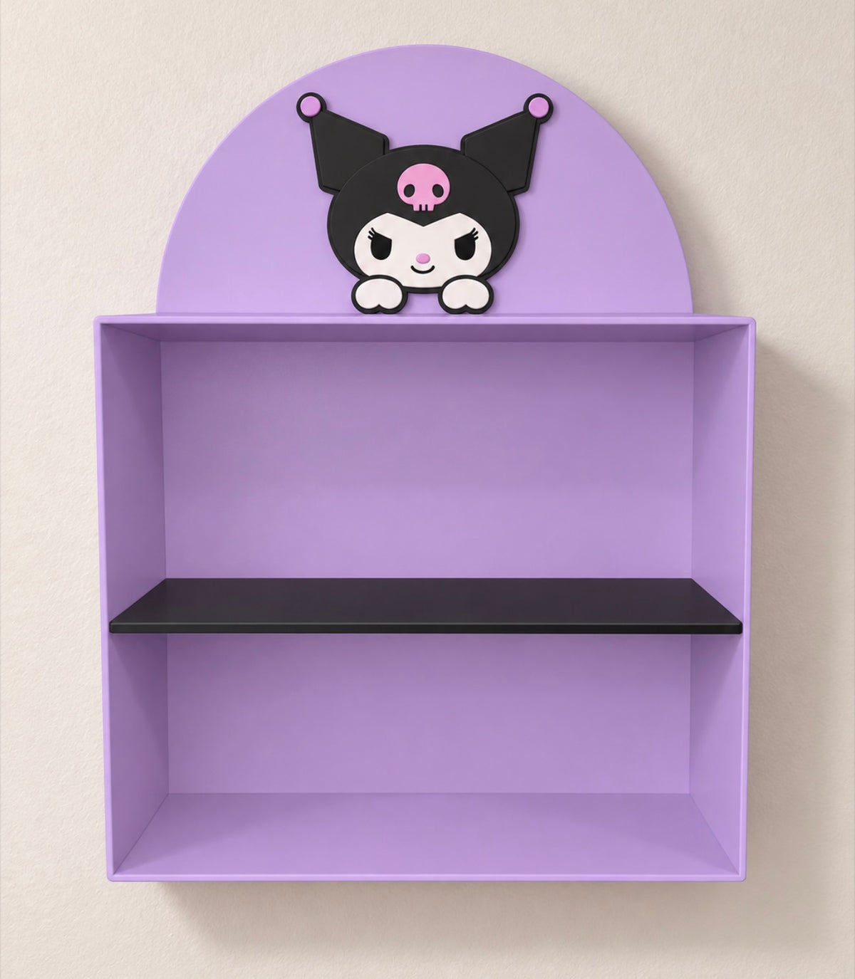 💜 Kuromi-Inspired Wall Display Shelf 🖤