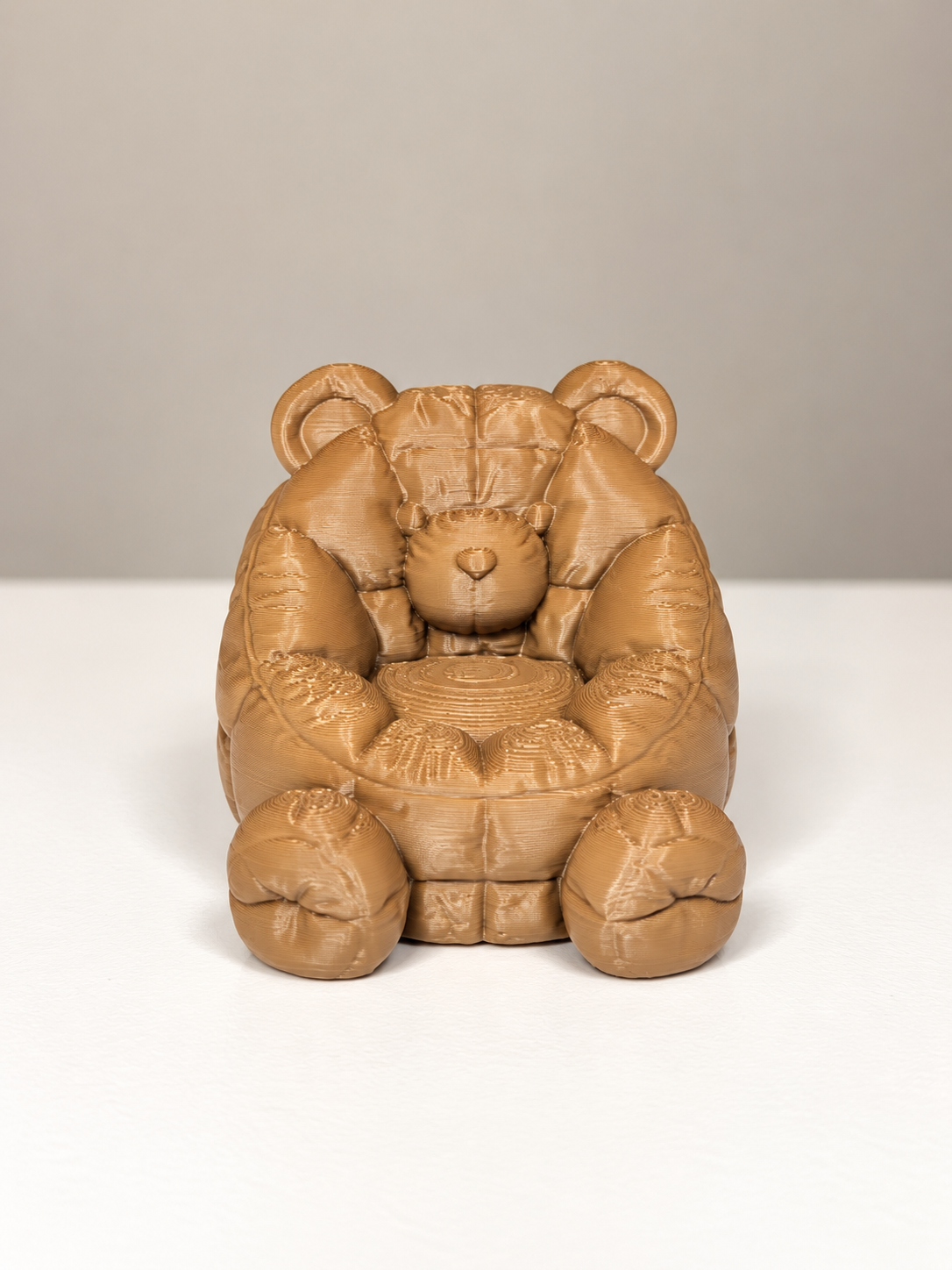 Teddy Bear Bean Bag Chair for Smiski